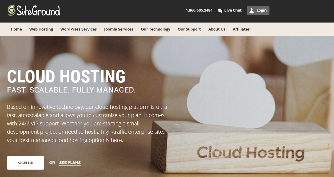 Siteground wordpress cloud