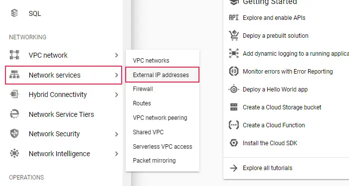 IP externos