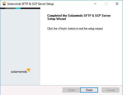 servidor SFTP gratuito da SolarWinds
