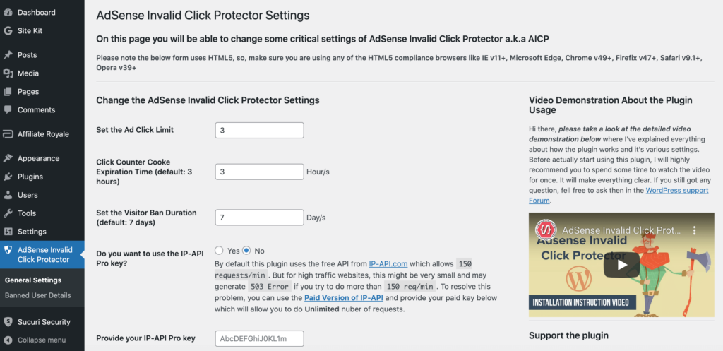 Ad Invalid Click Protector (AICP)