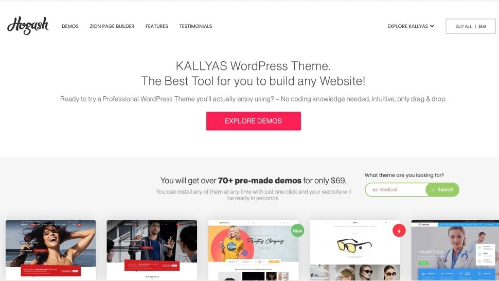 Kallyas theme wordpress