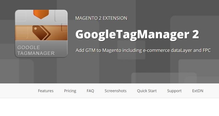 extensão gratuita do Google Tag Manager da Yireo