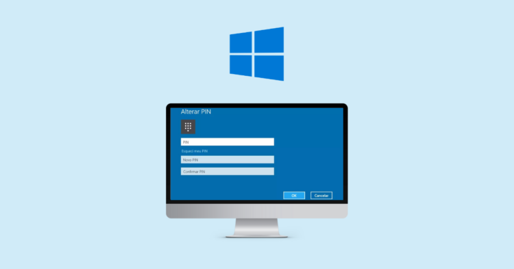 Como alterar o PIN da conta no Windows