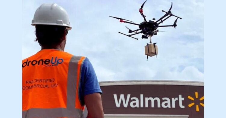 Walmart está usando Drone para Delivery nos EUA