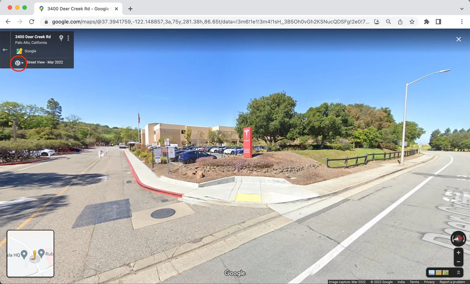 Street View no Google Maps