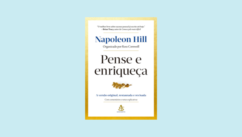Pense e enriqueça - napoleon hill - livros para motivar Empreendedores