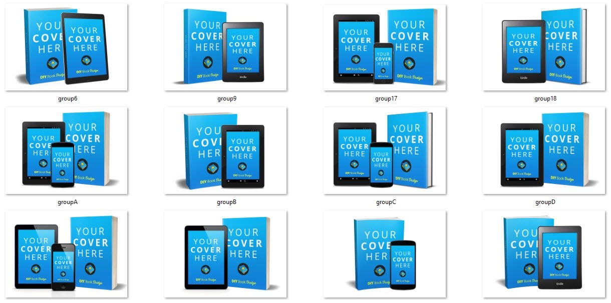DIY Book Covers capa de ebook 3d