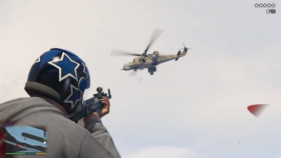 GTA 5 The Army Spawns At Five Stars