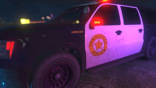 GTA 5 mods The Simpsons Springfield Police pack