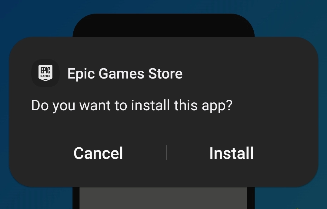 instalar o aplicativo Epic Games