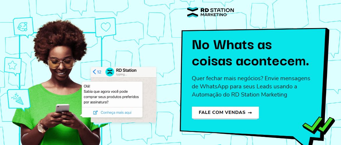 RD Station automação whatsapp