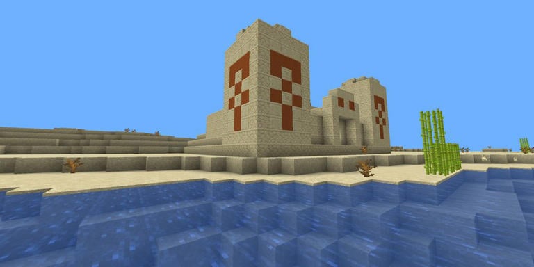 Ilha do Templo Deserto Minecraft