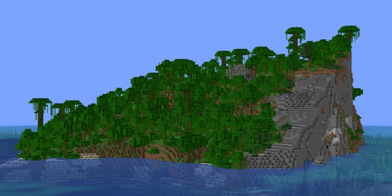 Ilha do Templo da Selva Minecraft