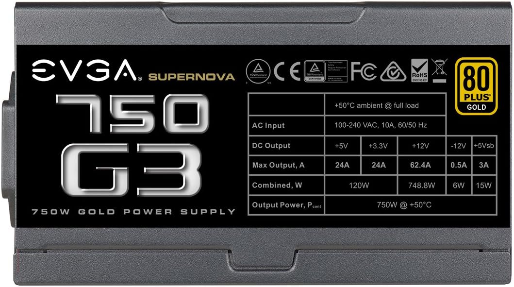 fonte de alimentação EVGA SuperNova 550 G3 PSU