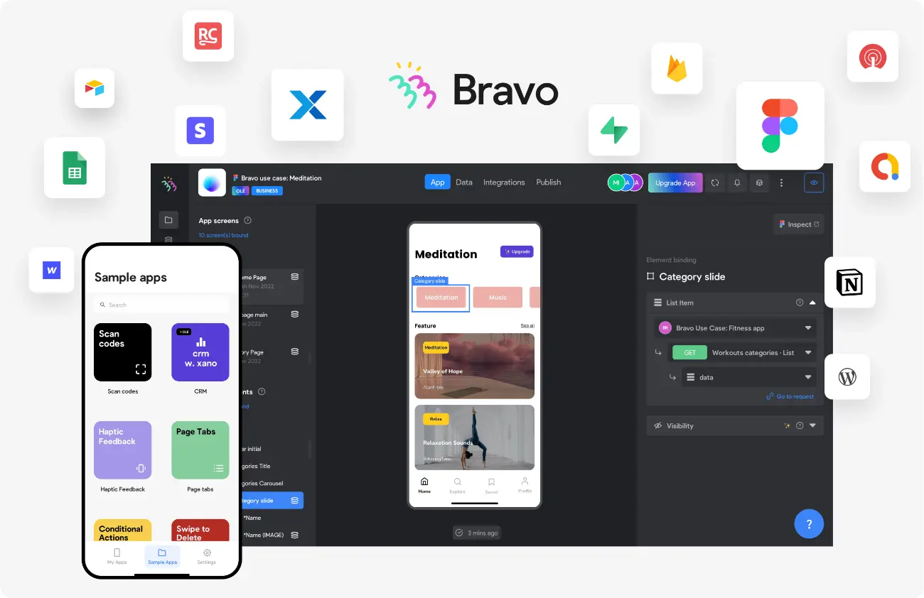 Bravo Studio desenvolvimento de app no-code