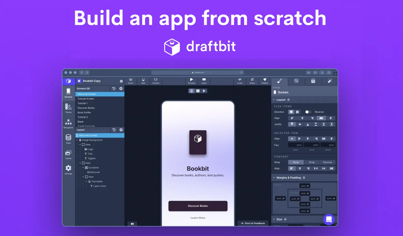 Draftbit nocode app