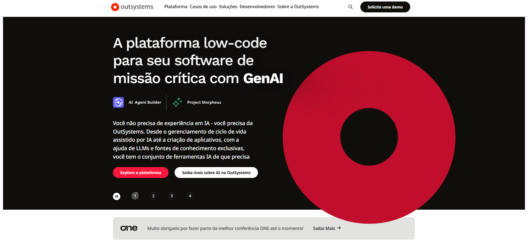 OutSystems plataforma low-code