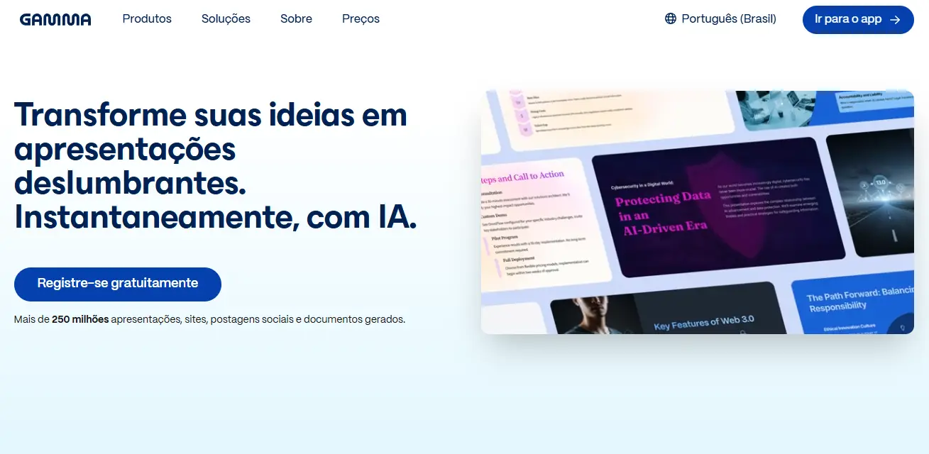 Gamma – Apresentações Gamma – Apresentações